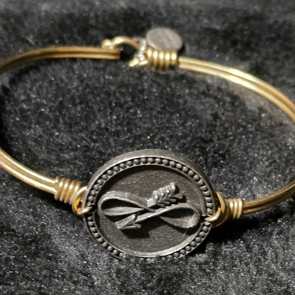 Luca & Danni Gold and Silver Infinity Arrow Bracelet